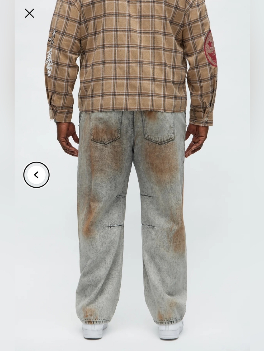 Fashion Nova Mens Barrel Working Days Jeans - Picture 3 of 6